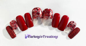 Ruby Slippers press-on nail set