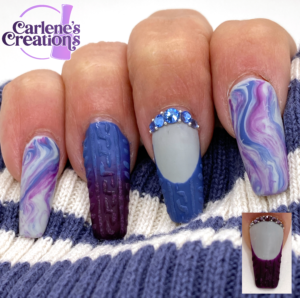 Sweater Weather Press on nails