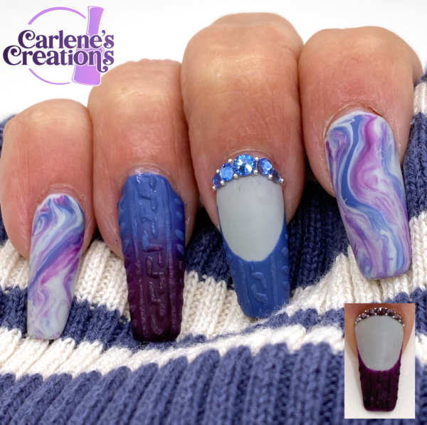 Sweater Weather Press on nails