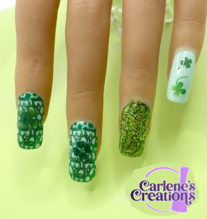 Lucky Charm press on nails