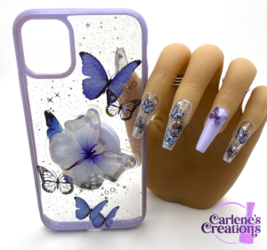 Butterfly Phone Case press on nails