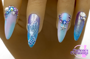 Mermaid Magic press on nails