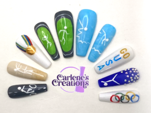 Olympic press on nails